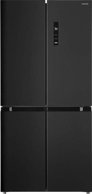 Inventum SKV4178B No Frost energiezuinige Amerikaanse koelkast - 474 liter - Digitaal display - Supervriezen - Superkoelen - Vershoudlade - 4 deuren - Zwart