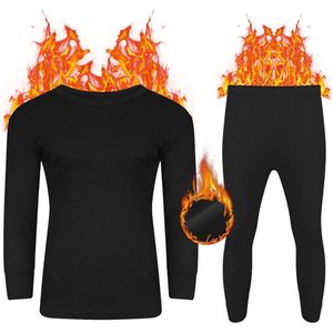 Thermische basislaag voor kinderen - Lange mouwen en lange onderbroeken - Warm ondergoed voor jongens en meisjes