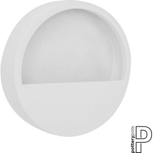 Pottery Pots Plantenpot Wally (hanging) XS Fiberstone Glossy White | Ø:30 x H:9