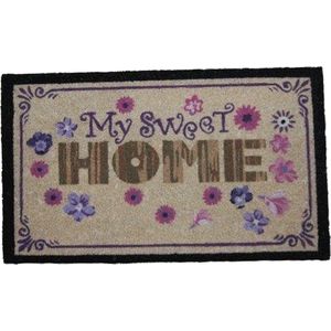 Hamat Deurmat Deurmat Sweet Home taupe - 45 x 75 cm