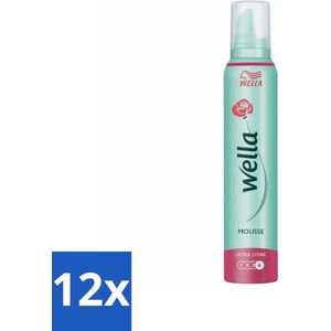 Wella Ultra Sterk Haarmousse 200 ml - Voordeelverpakking - 12 stuks