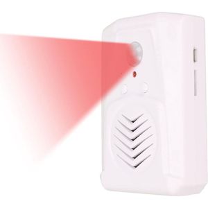 Welkom Geluid Speler - Hoge Gevoeligheid Opneembare Stem - PIR Bewegingssensor Alarm - Volumeregeling - Batterijvoeding voor Winkel .