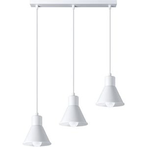Hanglamp Taleja 3 - Hanglampen - Woonkamer Lamp - E27 - Wit