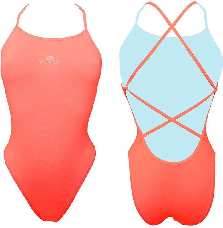 Turbo - Swimsuit - Rood - 2XL - Vrouw