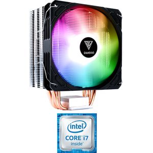 Intel Core i7 12700KF CPU met aRGB Tower Cooler / Koeler - GAMDIAS BOREAS E1-410 ARGB|1700 socket 12 core@3,6GHz-5GHz|CPU + Koeler Combo