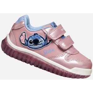 Geox - Lightyloo - Sneakers - Roze en Lichtblauw - Met Verlichting