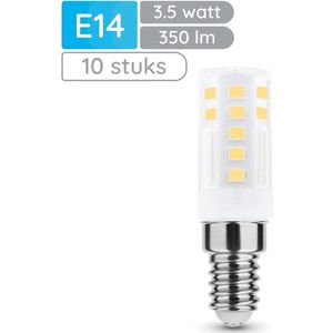 Modee LED Buislamp E14 - 3.5W 2700K 350lm 230V - LED Afzuigkaplamp - Warm Wit - 10 stuks