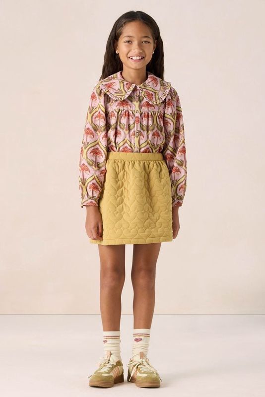 Sissy-Boy - A-lijnrok - Geel - Hoge Taille - Katoen