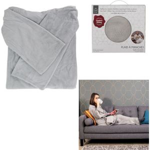 Home Deco - Heerlijke warme Fleece deken met mouwen 140x180cm