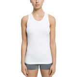Pure Lime - Dames Tanktop - sport bh - fitness - hardlopen - tennis - grote maten - Wit - Maat L/XL