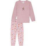 Schiesser - Pyjamaset - Paars - 100% Biologisch Katoen - Voor Meisjes