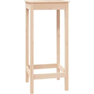 vidaXL - Bartafel - 50x50x110 - cm - massief - grenenhout