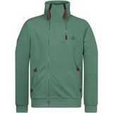 Naketano Sweatjacke Doppeldecker 2400-0001 Pine Green Melange-S
