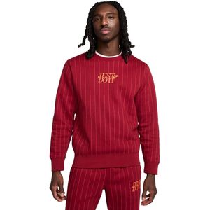 Nike - Sportswear Club - Fleece Shirt - Team Red/Safety Orange - Heren