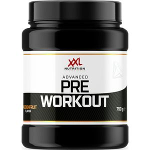 XXL Nutrition - Advanced Pre Workout - Low Sugar & Vetvrije Preworkout incl. Cafeïne - Passion Fruit - 750 Gram (30 servings)