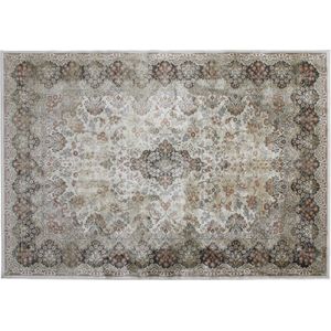 Woonexpress Vloerkleed Vince - Viscose - Naturel - 160x230 cm (BxD) - Laagpolig - Zacht en Soepel