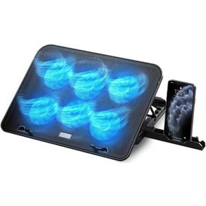 White-Label® Laptop Cooler - Laptop Stand - Laptop Verhoging - Standaard - Cooling Pad - Zwart