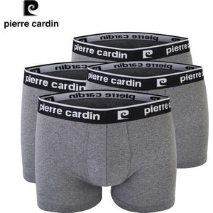 Pierre Cardin - Heren Onderbroeken 4-Pack - 95% Katoen - Boxershort - Grijs - Maat XXL
