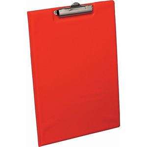 Klembordmap Bantex met klem + penlus rood - 10 stuks - 10 stuks