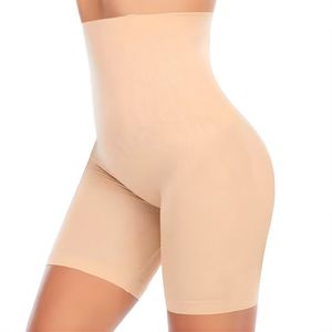 Corrigerend Ondergoed Dames - Shapewear High Waist - Body Shaper - Butt Lifter Onderbroek - Beige - Maat: S