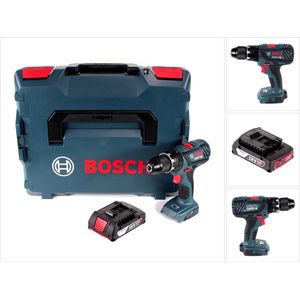 Bosch GSR 18V-28 accuboormachine 18V 63Nm + 1x accu 2.0Ah + L-Boxx - zonder oplader
