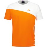 Le Coq Sportif Bat N°2 T-shirt Met Korte Mouwen Oranje L Man