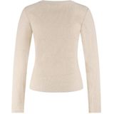 Nukus - Top Zand Nukus Lilia Top Ls Tops Zand Nkf01038