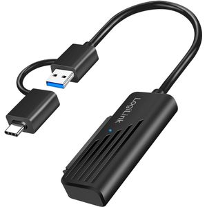 LogiLink USB 3.2 (Gen1) naar SATA-adapter, USB-A/USB-C aansluiting