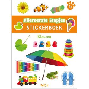 Allereerste stapjes 0 - Stickerboek kleuren 3+