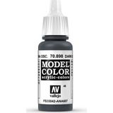 Vallejo 70898 Model Color Dark Sea Blue - Acryl Verf flesje