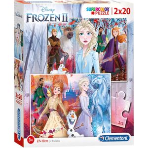 Clementoni Frozen 2 puzzel 2x20 st