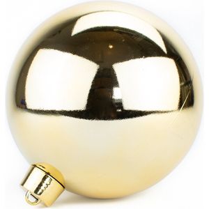 6x House Of Seasons - Kerstbal 25 CM - Mega Kerstbal - Kerstbal XL - Goud (5 stuks)
