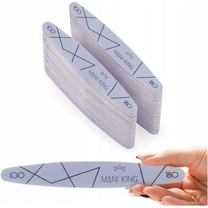 Mani King Nagelvijl Ellipse 100/180 - Set van 50 stuks