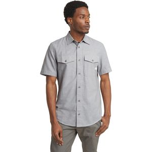 Slim Fit Marine Overhemd voor Heren - Perfect voor Casual en Formele Gelegenheden