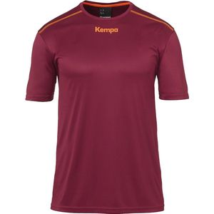 Kempa Poly Shirt kinderen - sportshirts - bordeaux - Unisex