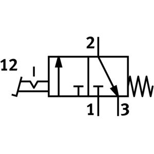 Festo 3/2 Bistabiele Voetklep - G1/4 - Aluminium - 600L/Min