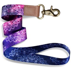 DW4Trading Sleutelkoord - Sleutelhanger - Keycord - Lanyard - Lengte 48 cm - Paars