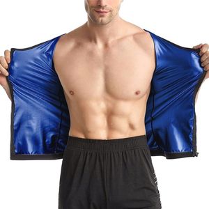 Sauna T-shirt voor Mannen, Zweet Fitness Pak voor Gewichtsverlies, Body Shaper en Trimmer Corset