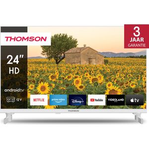 Thomson 24HA2S13CW - Android Smart TV - 24 - 12 Volt - Wit