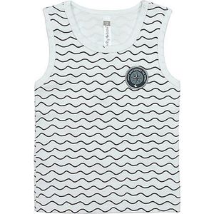 Ducky Beau Baby Singlet/Top - Wit - Maat 62