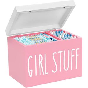 Tamponhouder voor de badkamer - Organiseer je vrouwelijke producten - 1 stuk - Hout