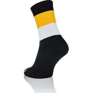 Winaar Fietssokken Zomer Unisex Zwart Geel Wit - Ronde van Vlaanderen - 36-38