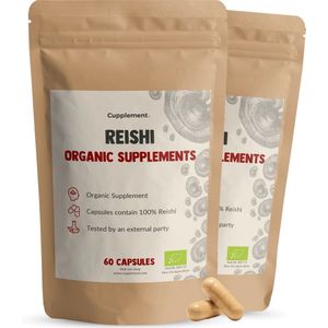 Cupplement Reishi 500 mg Biologisch Combideal 2x 60 Capsules - Mushroom – Immuun