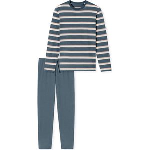 Pyjama lange strepen jeansblauw - Casual Nightwear XXL