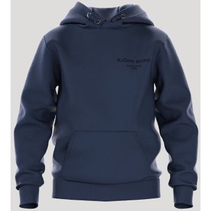 Björn Borg Essential 1 Hoodie Kinderen Trui Met Capuchon Jongens - Donkerblauw - Maat 122/128