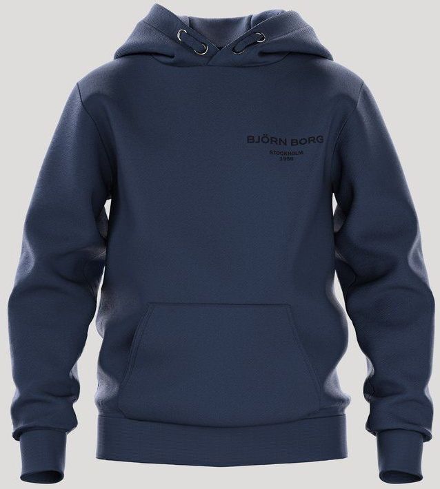 Björn Borg Essential 1 Hoodie Kinderen Trui Met Capuchon Jongens - Donkerblauw - Maat 122/128