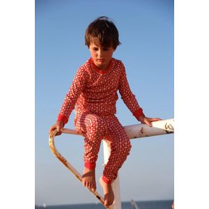 Ducksday– Top - Unisex – Stretch – Funky Red - Promo – 2 jaar