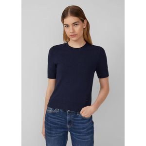 s.Oliver - Gebreide Trui - Zacht - Ronde Hals - Elastische Geribde Boorden