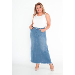 NIEUWE COLLECTIE! Jeans rok voor grote maten - maat 50