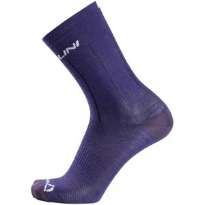 Nalini - Unisex - Warme Fietssokken winter - met Merinowol - THERMO WOOL SOCKS - DUSTY PURPLE - 38-40